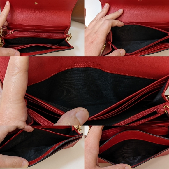 GUCCI Sylvie Red long wallet converted to crossbody - Picture 12 of 12
